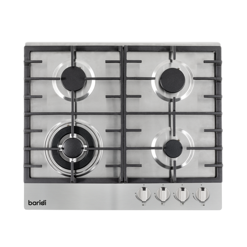 Baridi Chimney Cooker Hood, Oven, Gas Hob & Splashback 60cm (DH390)