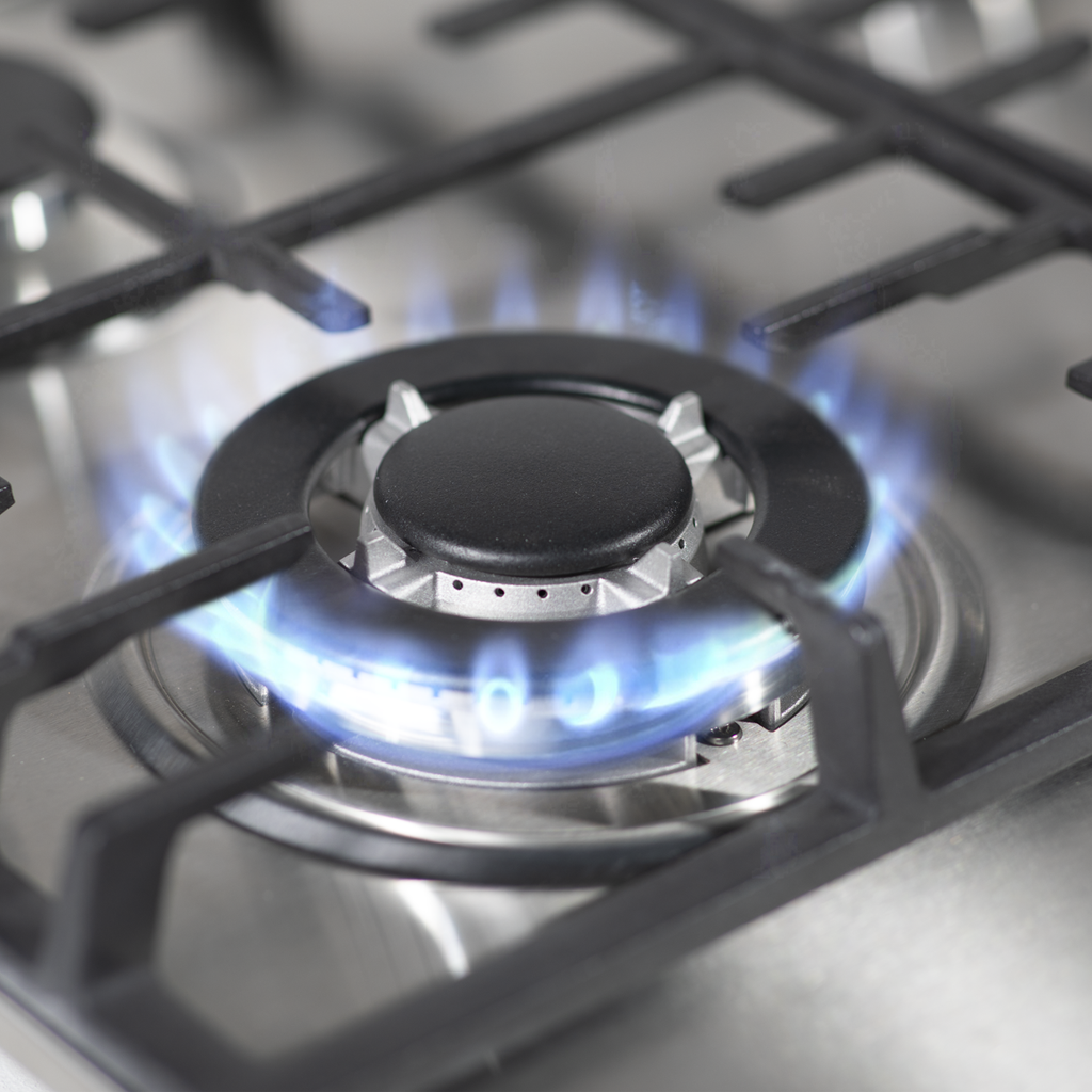 Baridi Built-in Gas Hob 60cm, 4 Cooking Zones, Stainless Steel (DH225) (Factory Refurbished A)