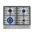 Baridi Built-in Gas Hob 60cm, 4 Cooking Zones, Stainless Steel (DH225) (Factory Refurbished A)