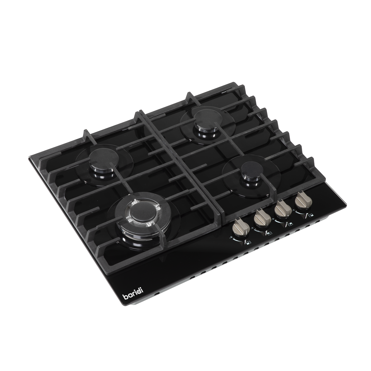 Baridi Built-in Gas Hob 60cm, 4 Cooking Zones, Black (DH226)