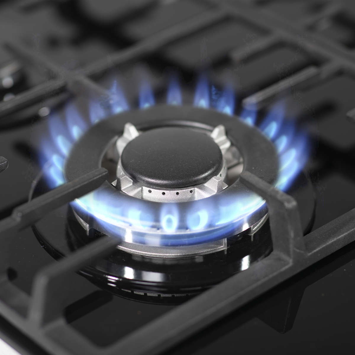 Baridi Built-in Gas Hob 60cm, 4 Cooking Zones, Black (DH226)