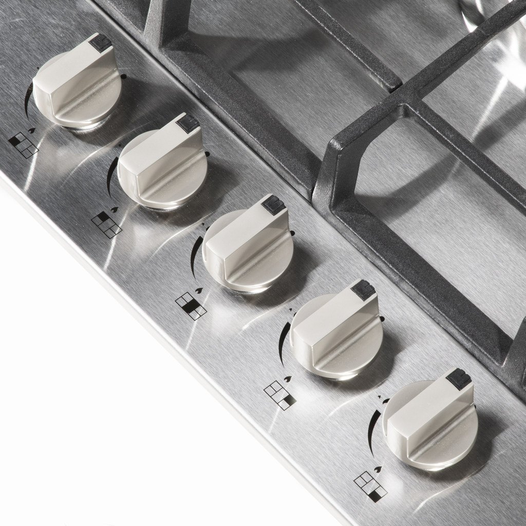 Baridi Built-in Gas Hob 70cm, 5 Cooking Zones, Stainless Steel (DH227)