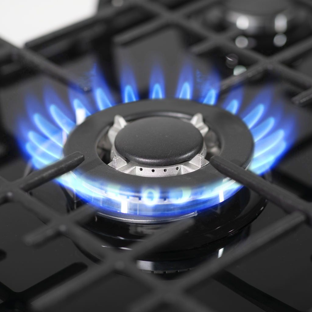 Baridi Built-in Gas Hob 70cm, 5 Cooking Zones, Black (DH228)
