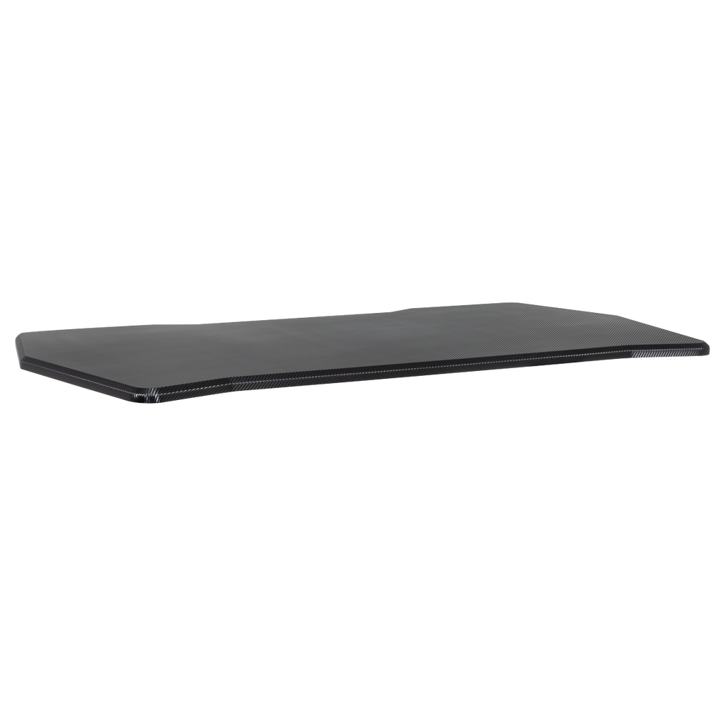 Dellonda Rectangular Desktop 1400 x 700mm Carbon Fibre Effect