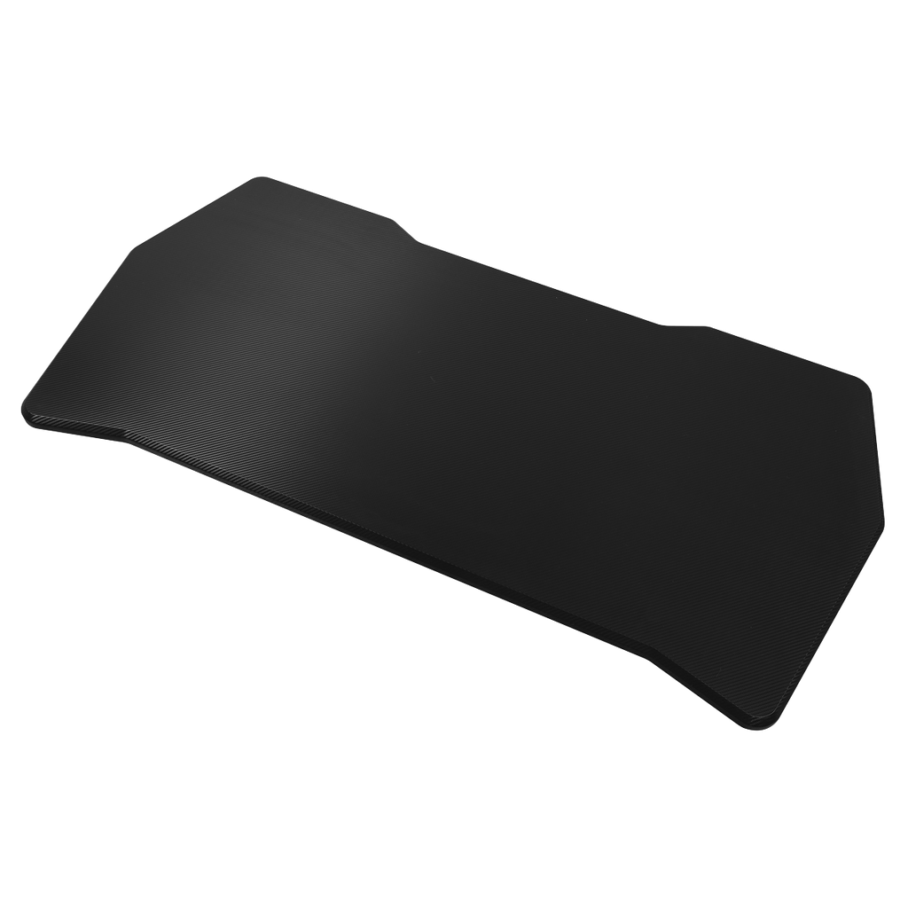 Dellonda Rectangular Desktop 1400 x 700mm Carbon Fibre Effect
