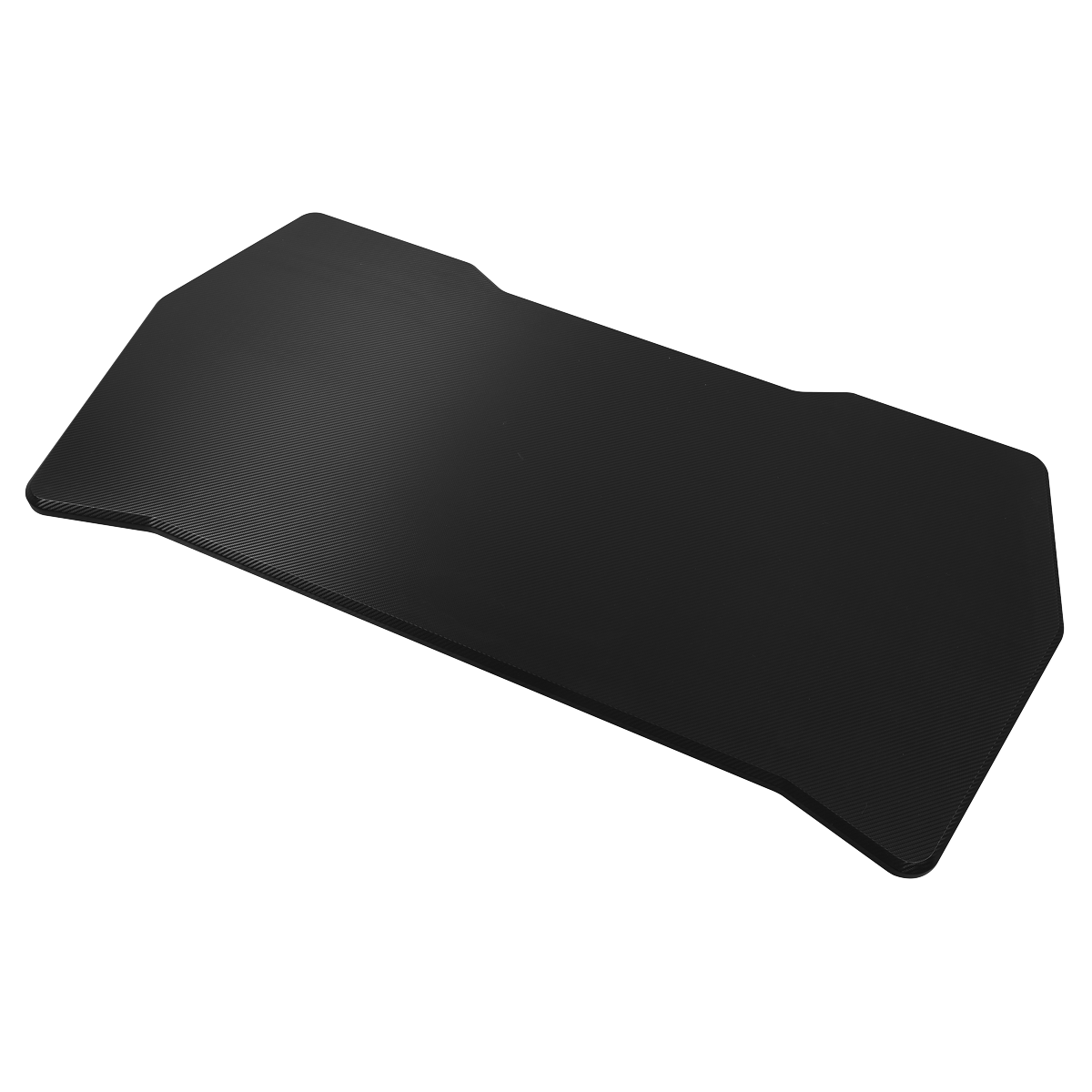 Dellonda Rectangular Desktop 1400 x 700mm Carbon Fibre Effect