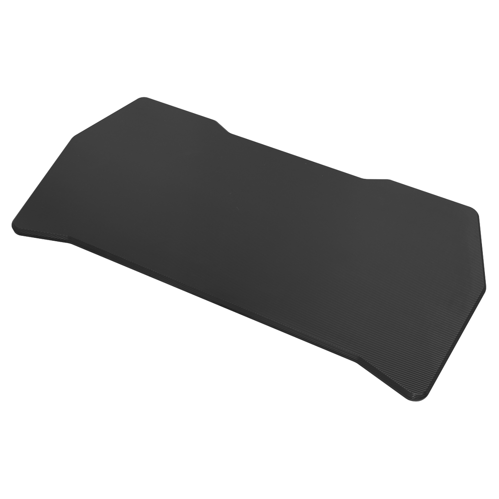 Dellonda Rectangular Desktop 1400 x 700mm Carbon Fibre Effect
