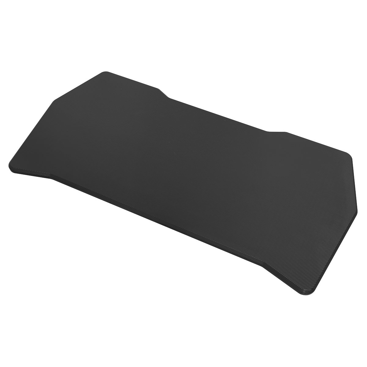 Dellonda Rectangular Desktop 1400 x 700mm Carbon Fibre Effect
