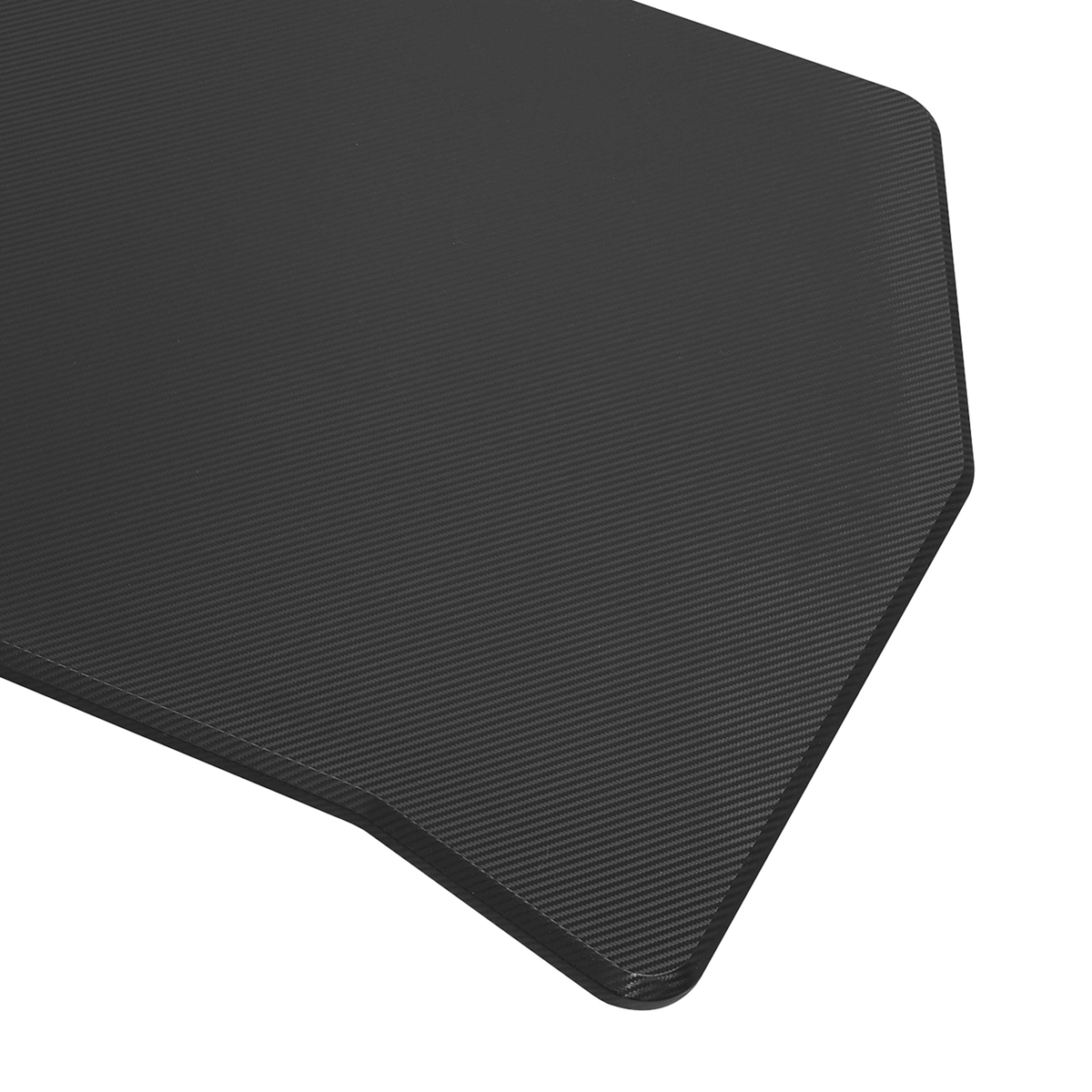 Dellonda Rectangular Desktop 1400 x 700mm Carbon Fibre Effect