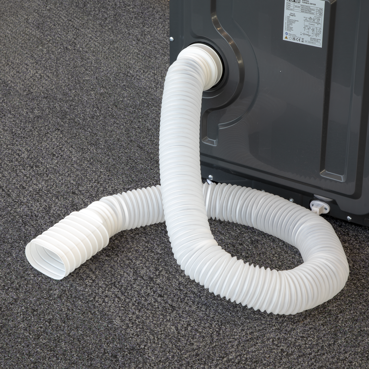 Baridi Condenser Vent Hose Pipe for Vented Tumble Dryers 1.5m (DH230)
