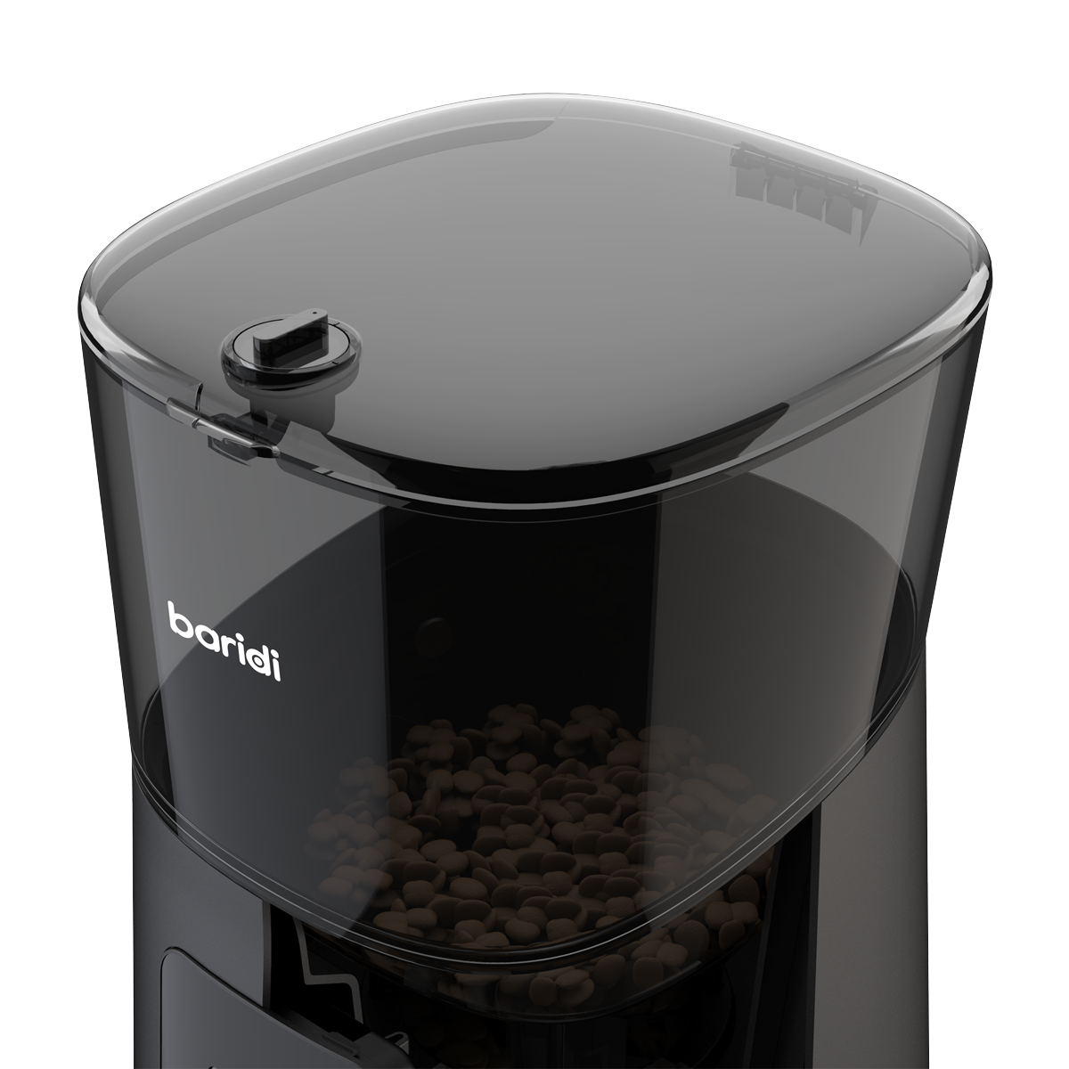 Baridi Automatic Pet Feeder with Camera, 6L Capacity, Black (DH231)