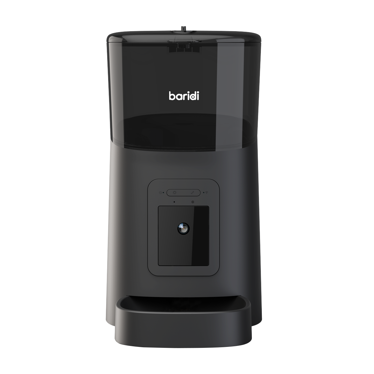 Baridi Automatic Pet Feeder with Camera, 6L Capacity, Black (DH231)