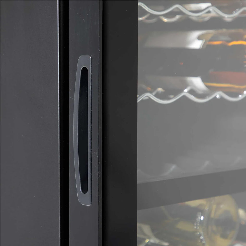 Baridi DH236 Dual Zone Wine Cooler Fridge with Digital Touchscreen Controls, LED Light, 52 Bottle Capacity, Black