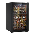 Baridi DH236 Dual Zone Wine Cooler Fridge with Digital Touchscreen Controls, LED Light, 52 Bottle Capacity, Black