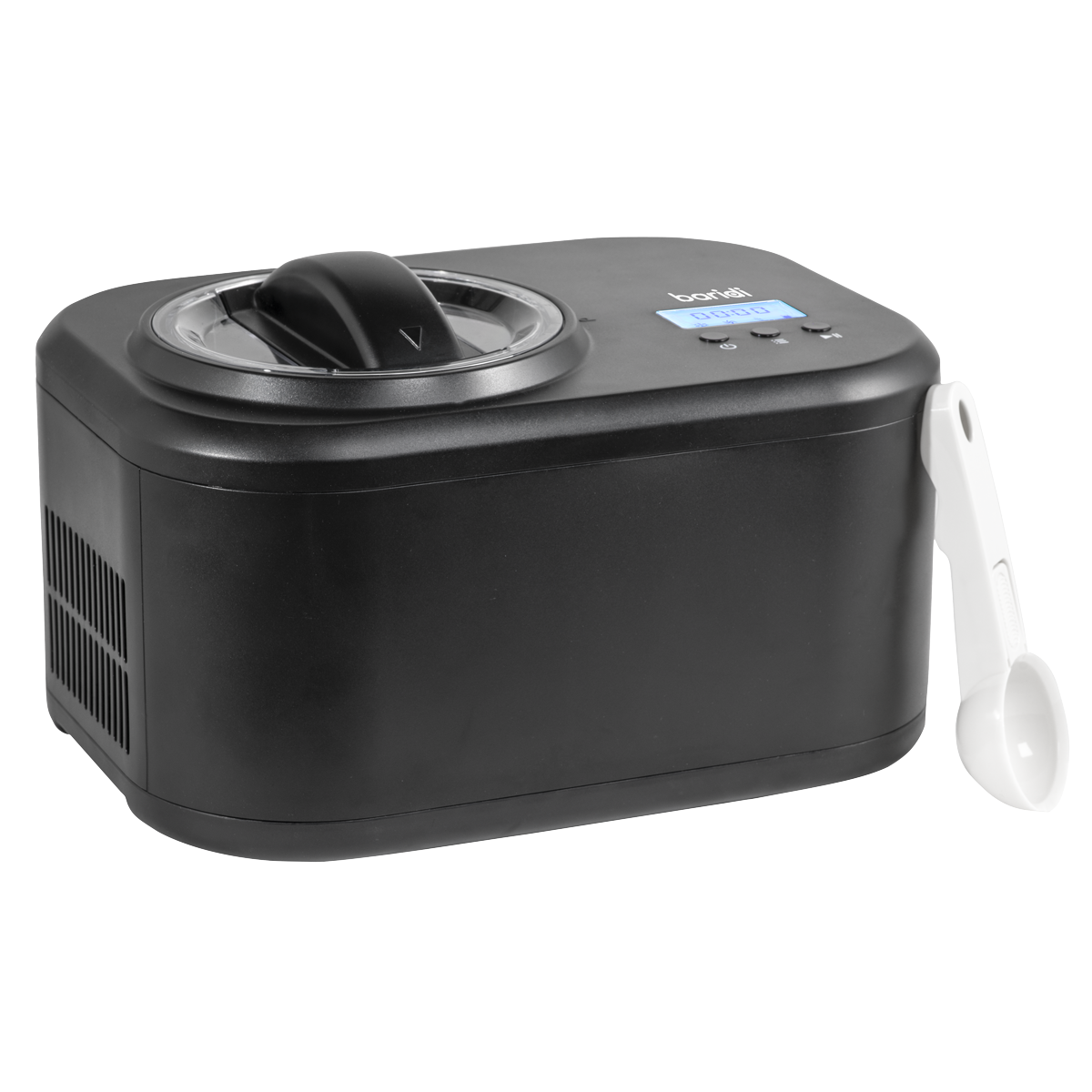 Baridi Automatic Churning Ice Cream Machine 1L Capacity - Black