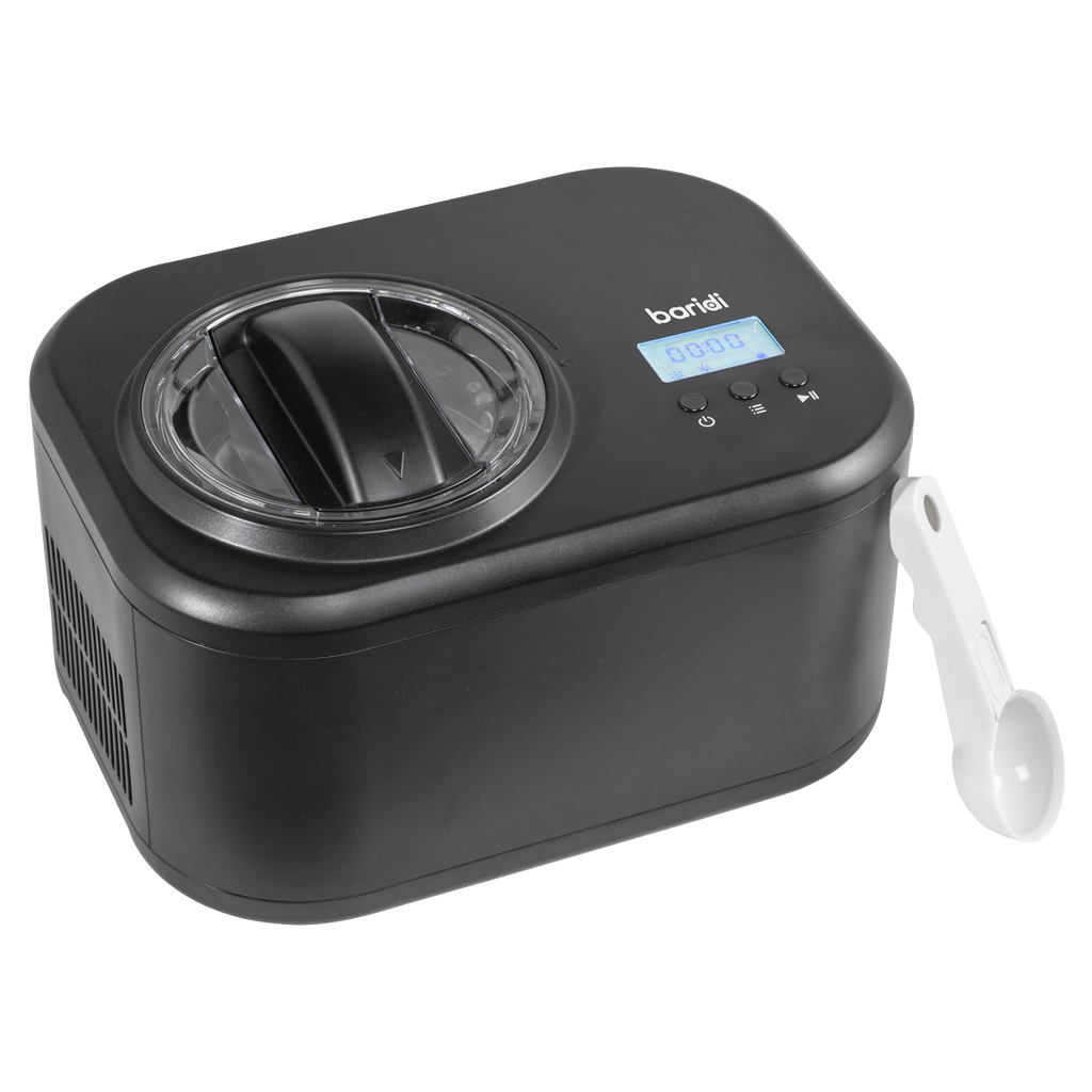 Baridi Automatic Churning Ice Cream Machine, 1L Capacity, Black (DH238)