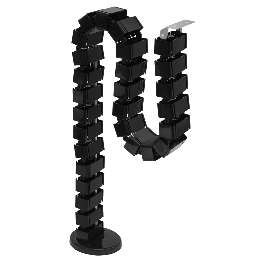 Dellonda Flexible Cable Management System 1.3m, Black (DH23)
