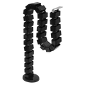 Dellonda Flexible Cable Management System 1.3m, Black (DH23)