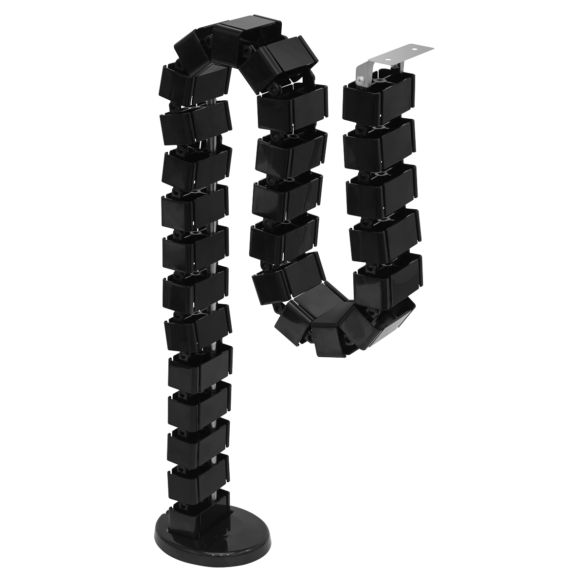 Dellonda Flexible Cable Management System 1.3m, Black (DH23)