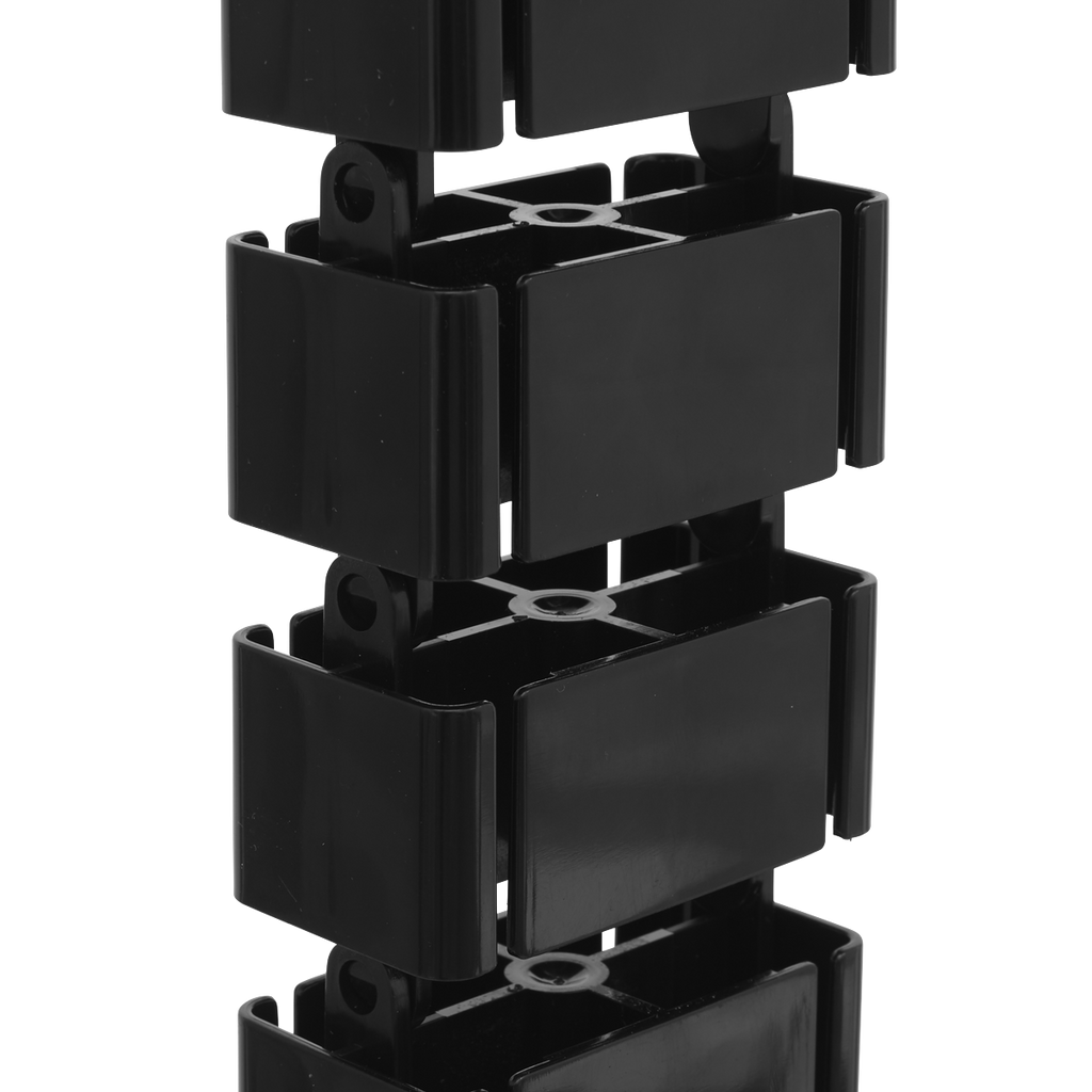 Dellonda Flexible Cable Management System 1.3m, Black (DH23)