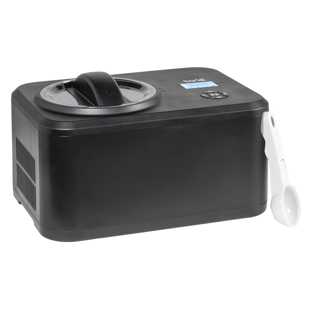 Baridi Automatic Churning Ice Cream Machine, 1.5L Capacity, Black (DH240)