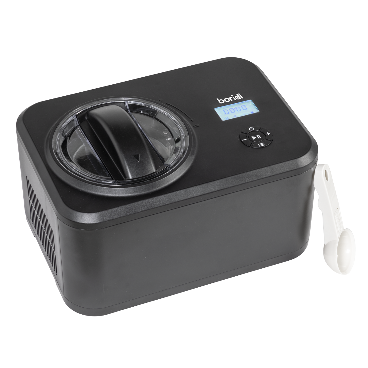 Baridi Automatic Churning Ice Cream Machine, 1.5L Capacity, Black (DH240)