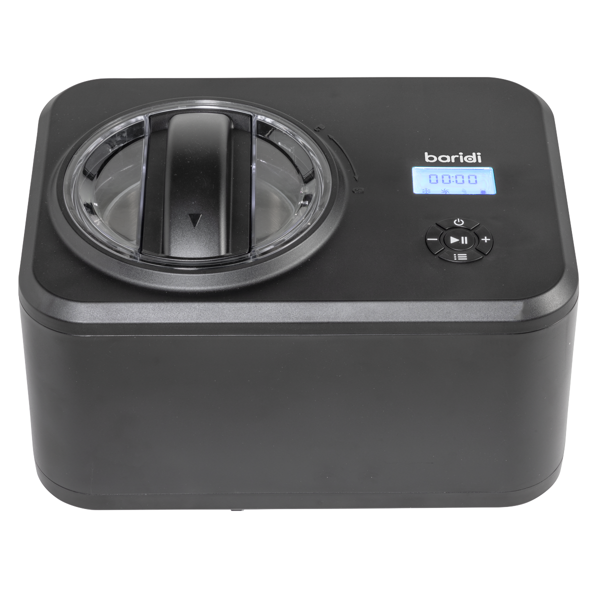 Baridi Automatic Churning Ice Cream Machine, 1.5L Capacity, Black (DH240)