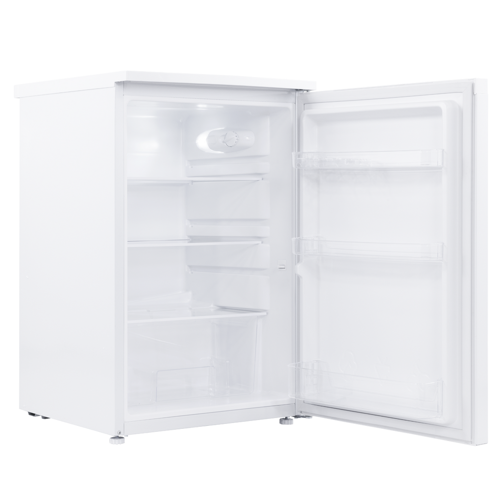 Baridi 55cm Undercounter Larder Fridge, 130L Capacity - White
