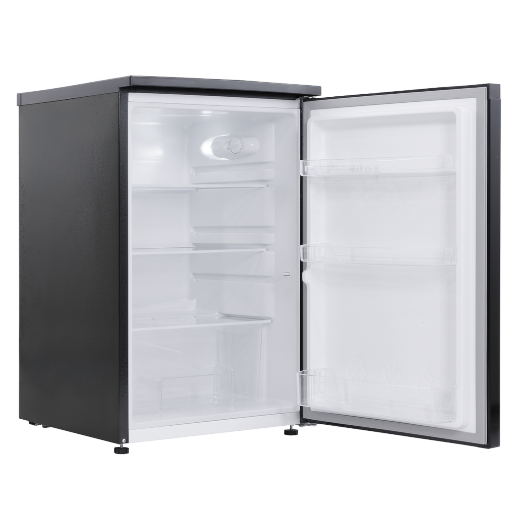 Baridi 55cm Undercounter Larder Fridge, 130L Capacity - Black