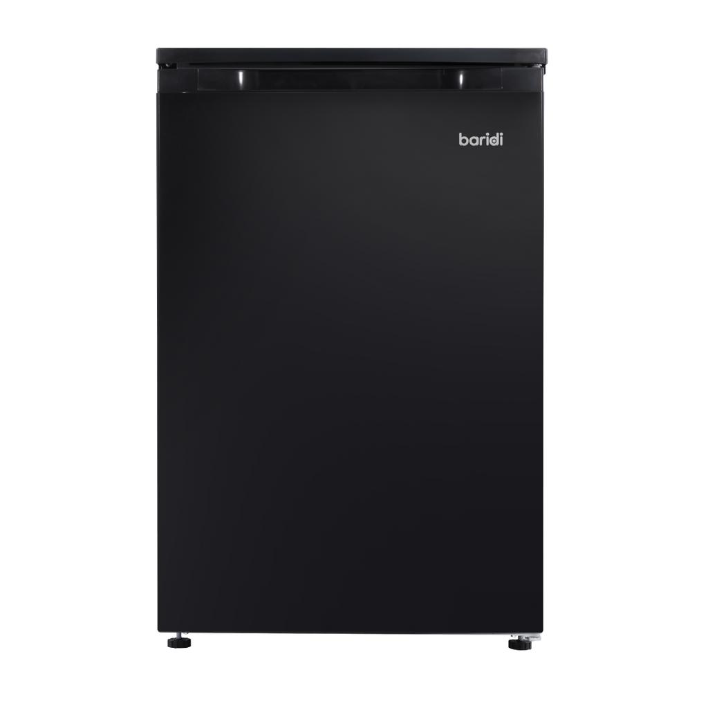 Baridi 55cm Undercounter Larder Fridge, 130L Capacity - Black