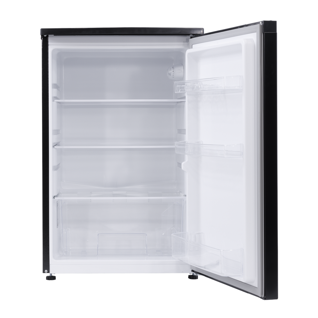 Baridi 55cm Undercounter Larder Fridge, 130L Capacity - Black