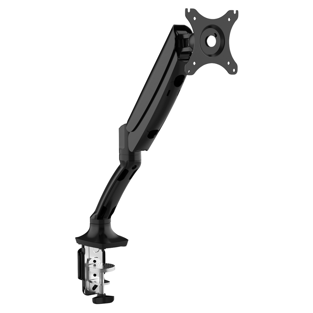 Dellonda Single Monitor Adjustable Arm with 360° Rotation, Black (DH24)