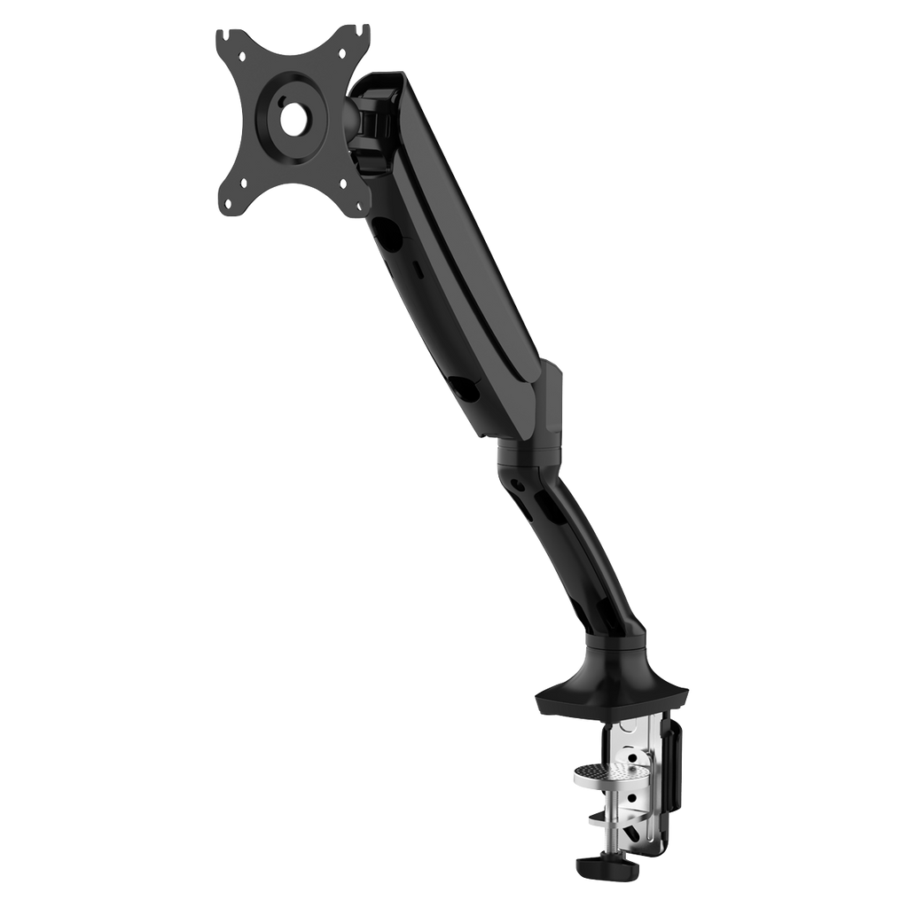 Dellonda Single Monitor Adjustable Arm with 360° Rotation, Black (DH24)