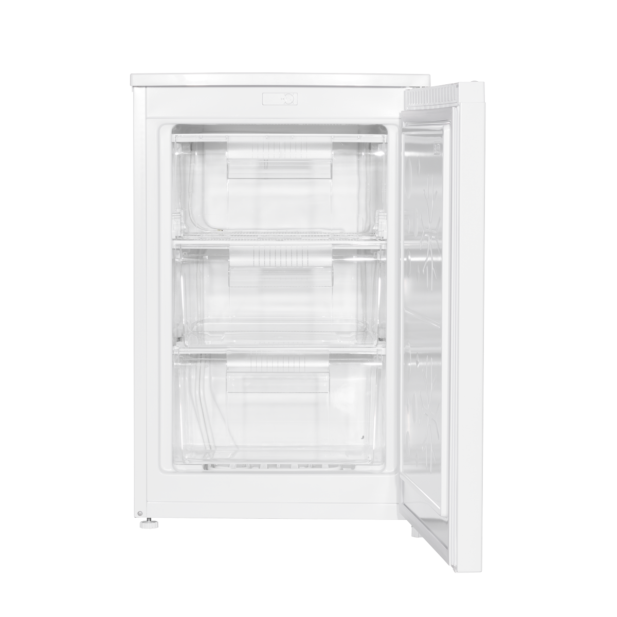 Baridi Freestanding Undercounter Freezer, 85L Capacity, White (DH250)