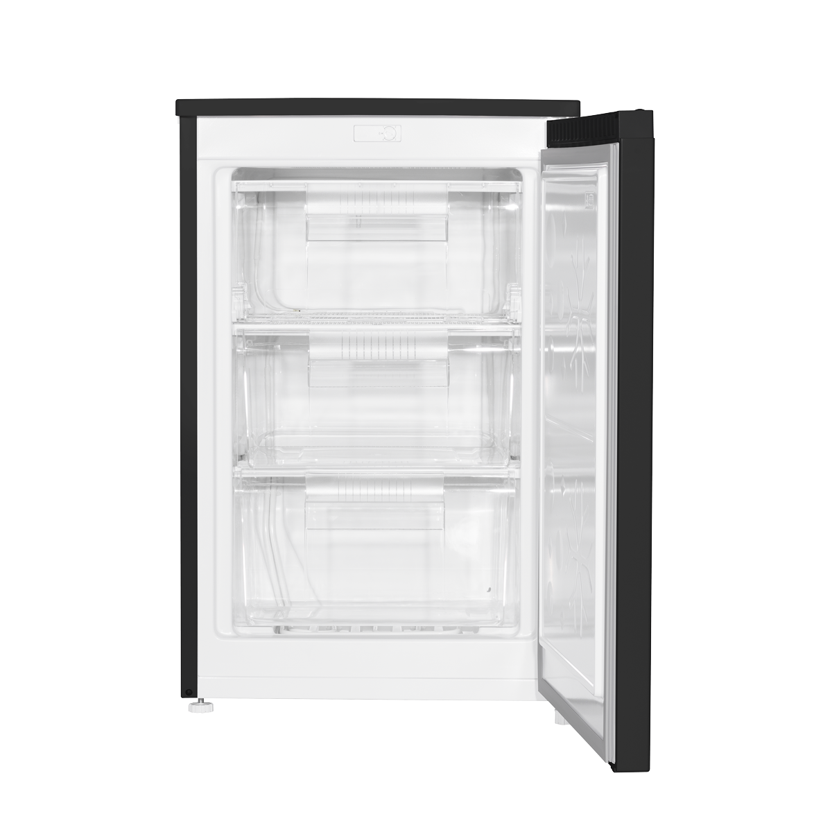 Baridi Freestanding Undercounter Freezer, 85L Capacity, Black (DH251)