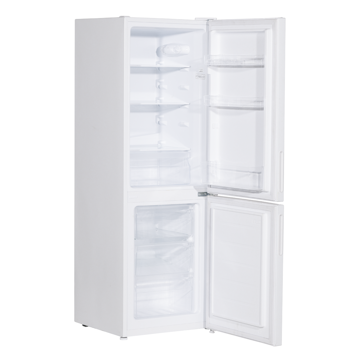 Baridi 70/30 Low Frost Fridge Freezer, 157L Capacity, White (DH252)