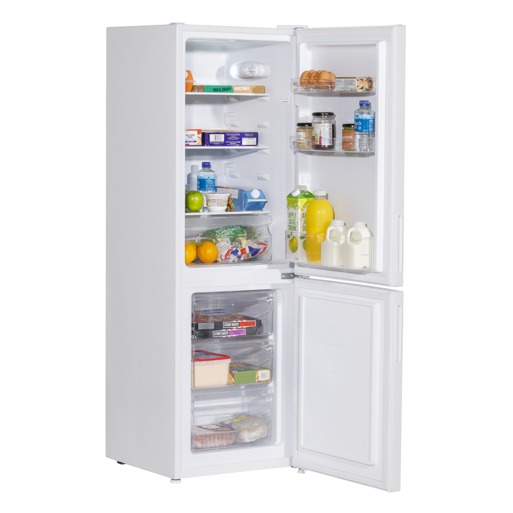 Baridi 70/30 Low Frost Fridge Freezer, 157L Capacity, White (DH252)