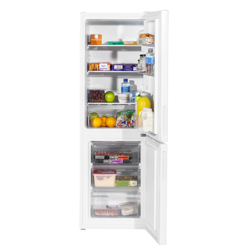 Baridi 70/30 Low Frost Fridge Freezer, 157L Capacity, White (DH252)