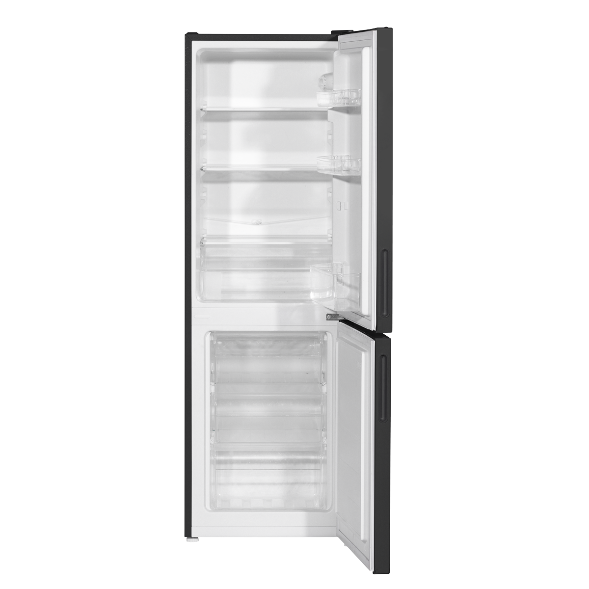 Baridi 70/30 Low Frost Fridge Freezer, 157L Capacity, Black (DH253) (Factory Refurbished B)