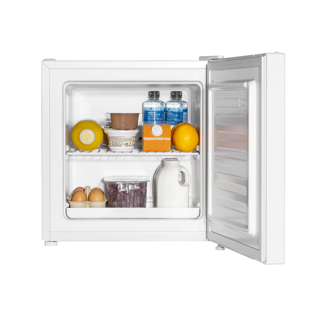 Baridi Mini Tabletop Fridge Freezer, 31L Capacity, White (DH254)