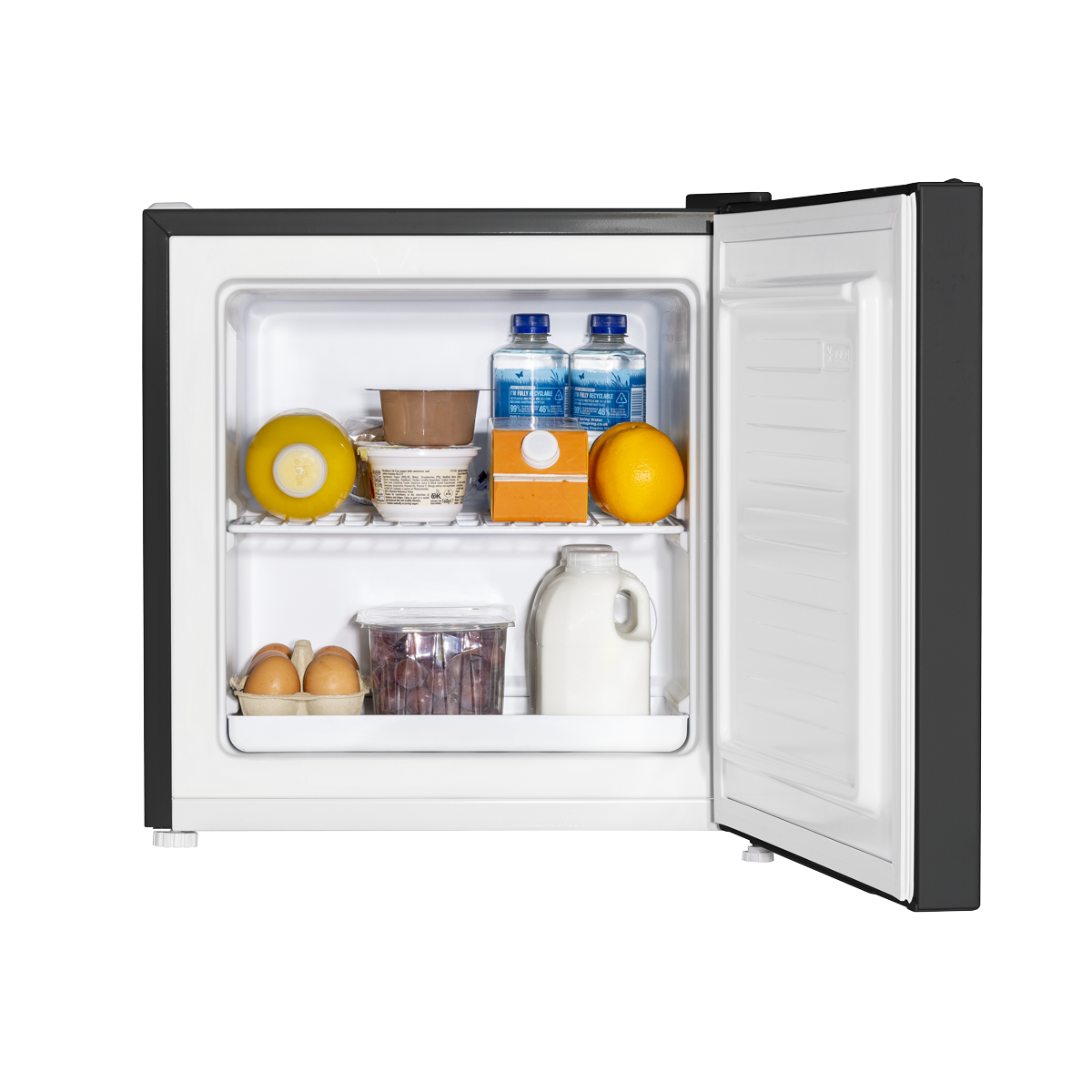 Baridi Mini Tabletop Fridge Freezer, 31L Capacity, Black (DH255)