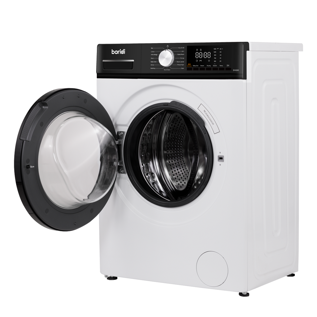 Baridi 8/5kg Washer Dryer, Front Loading, 1400rpm, White