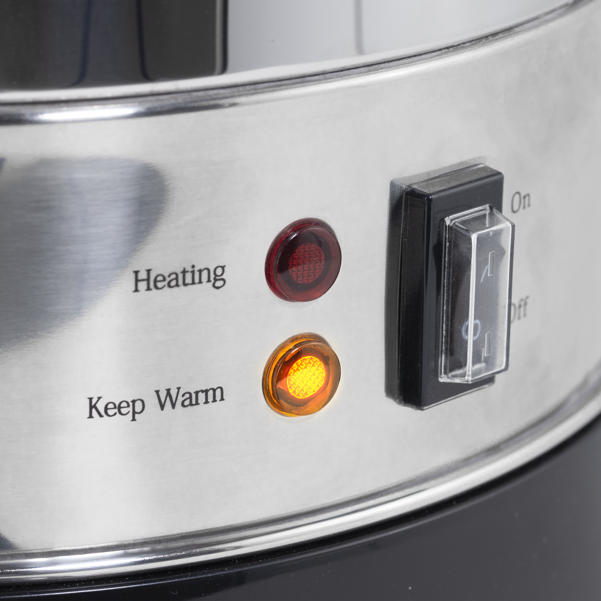 Baridi Hot Water Boiler/Tea Urn, 10L Capacity, Stainless Steel (DH269)