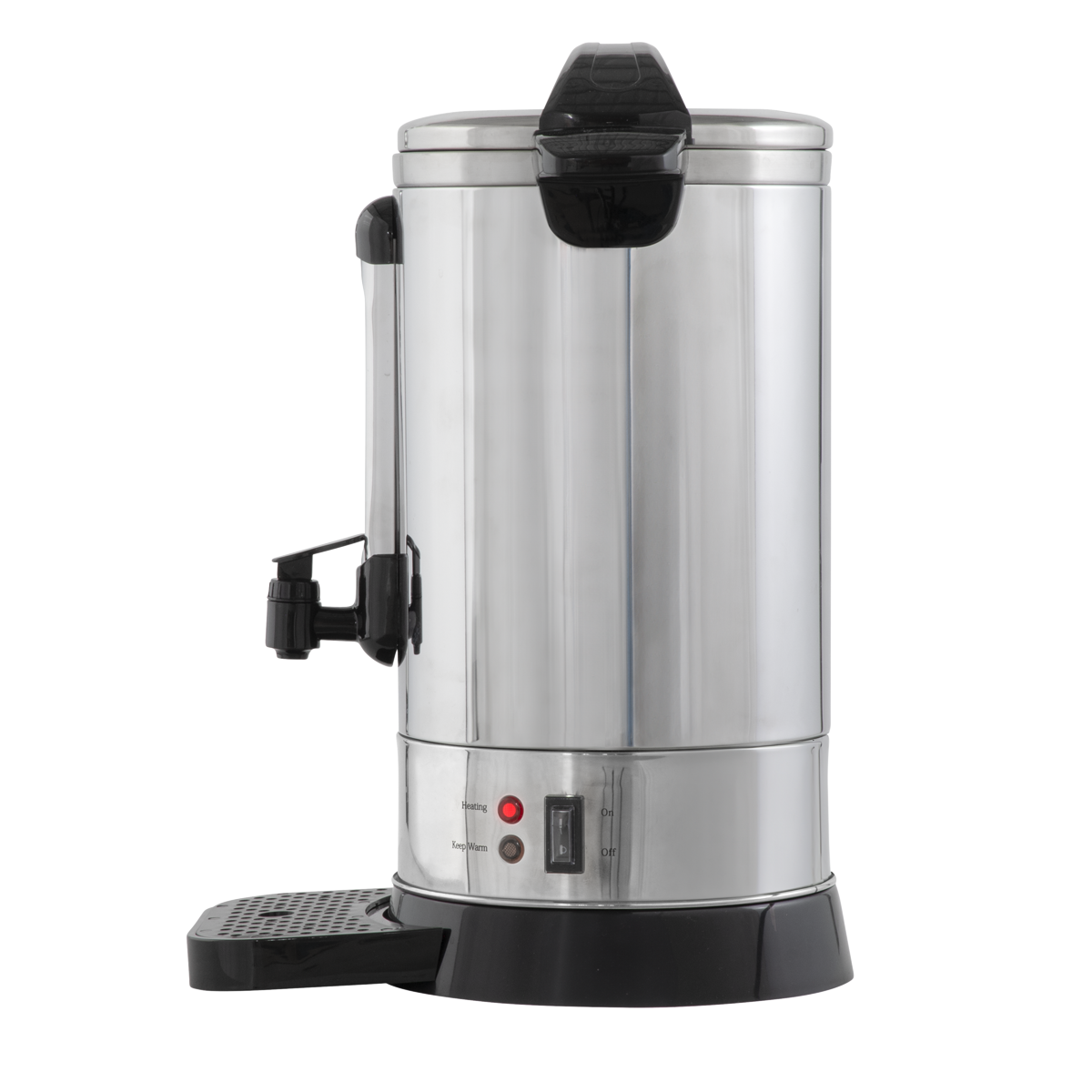 Baridi Hot Water Boiler/Tea Urn, 10L Capacity, Stainless Steel (DH269)