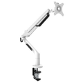 Dellonda Single Monitor Adjustable Arm with 360° Rotation, White (DH26) (Factory Refurbished A)