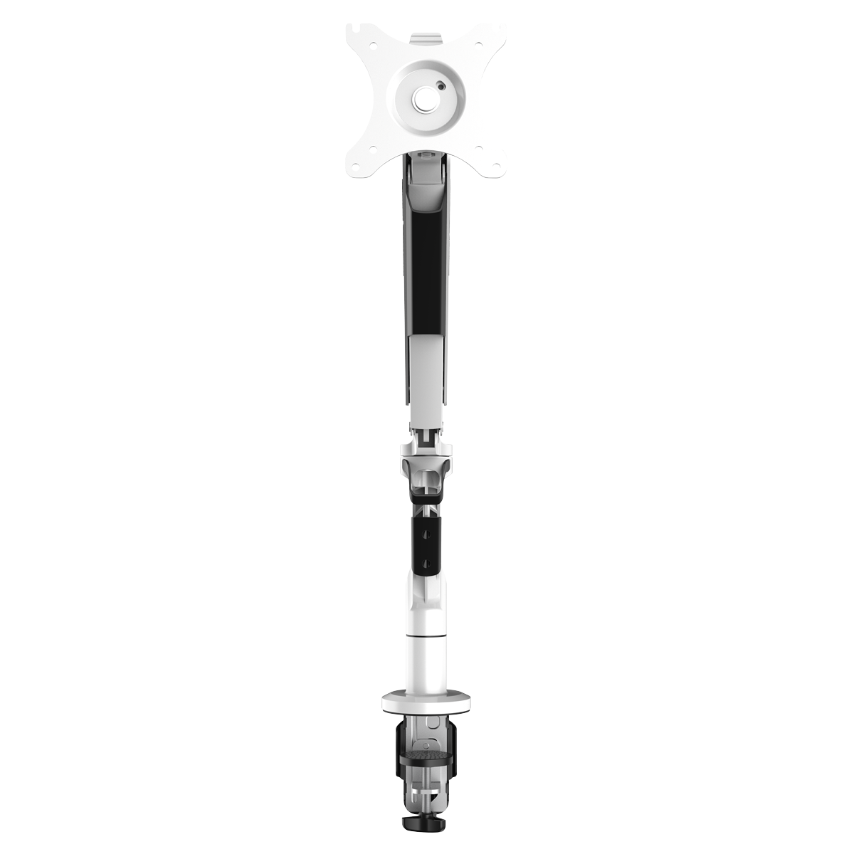 Dellonda Single Monitor Adjustable Arm with 360° Rotation, White (DH26) (Factory Refurbished A)