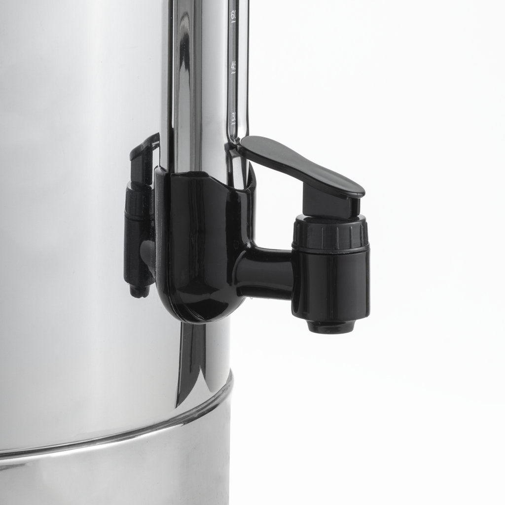 Baridi Hot Water Boiler/Tea Urn, 20L Capacity, Stainless Steel (DH270) (Factory Refurbished A)