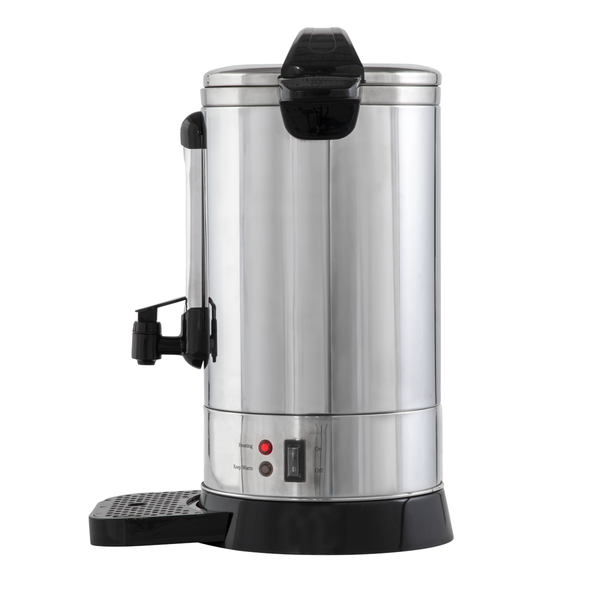 Baridi Hot Water Boiler/Tea Urn, 20L Capacity, Stainless Steel (DH270) (Factory Refurbished A)