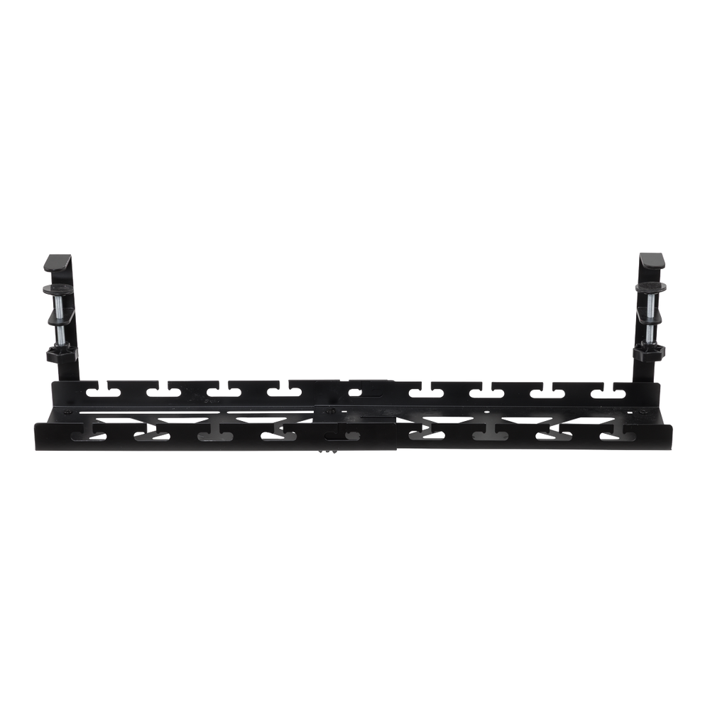 Dellonda Extendable Cable Management Tray 435/730 x 130 x 190 - Black