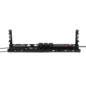 Dellonda Extendable Cable Management Tray 435/730 x 130 x 190 - Black